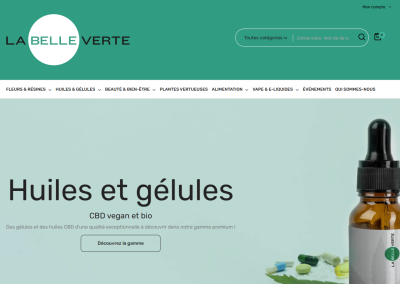 Développement E-Commerce | La Belle Verte