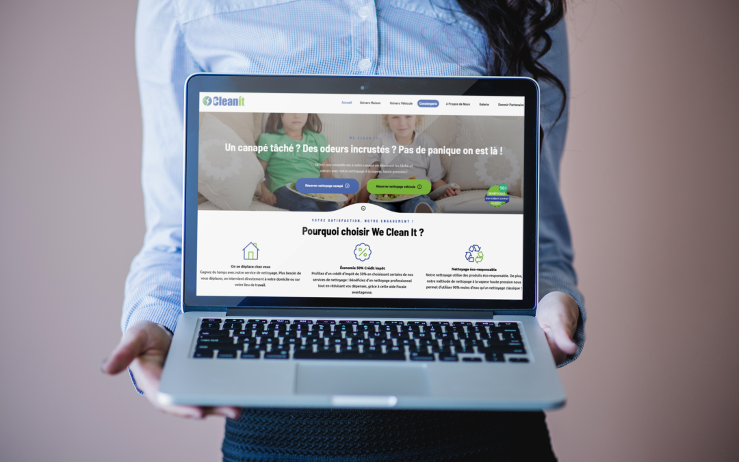 Développement d’un site de réservation de service de nettyoage  WeCleanIt