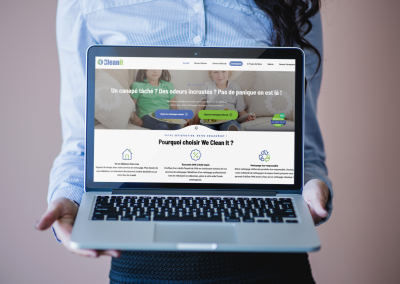 Développement d’un site de réservation de service de nettyoage  WeCleanIt