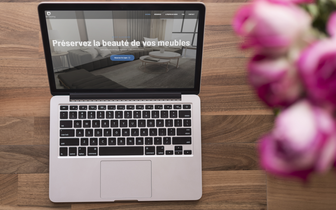 Développement de site de réservation de service Deep cleaning