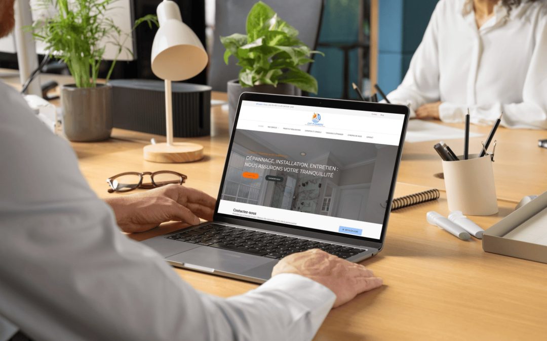Développement d’un site vitrine CVC Plomberie