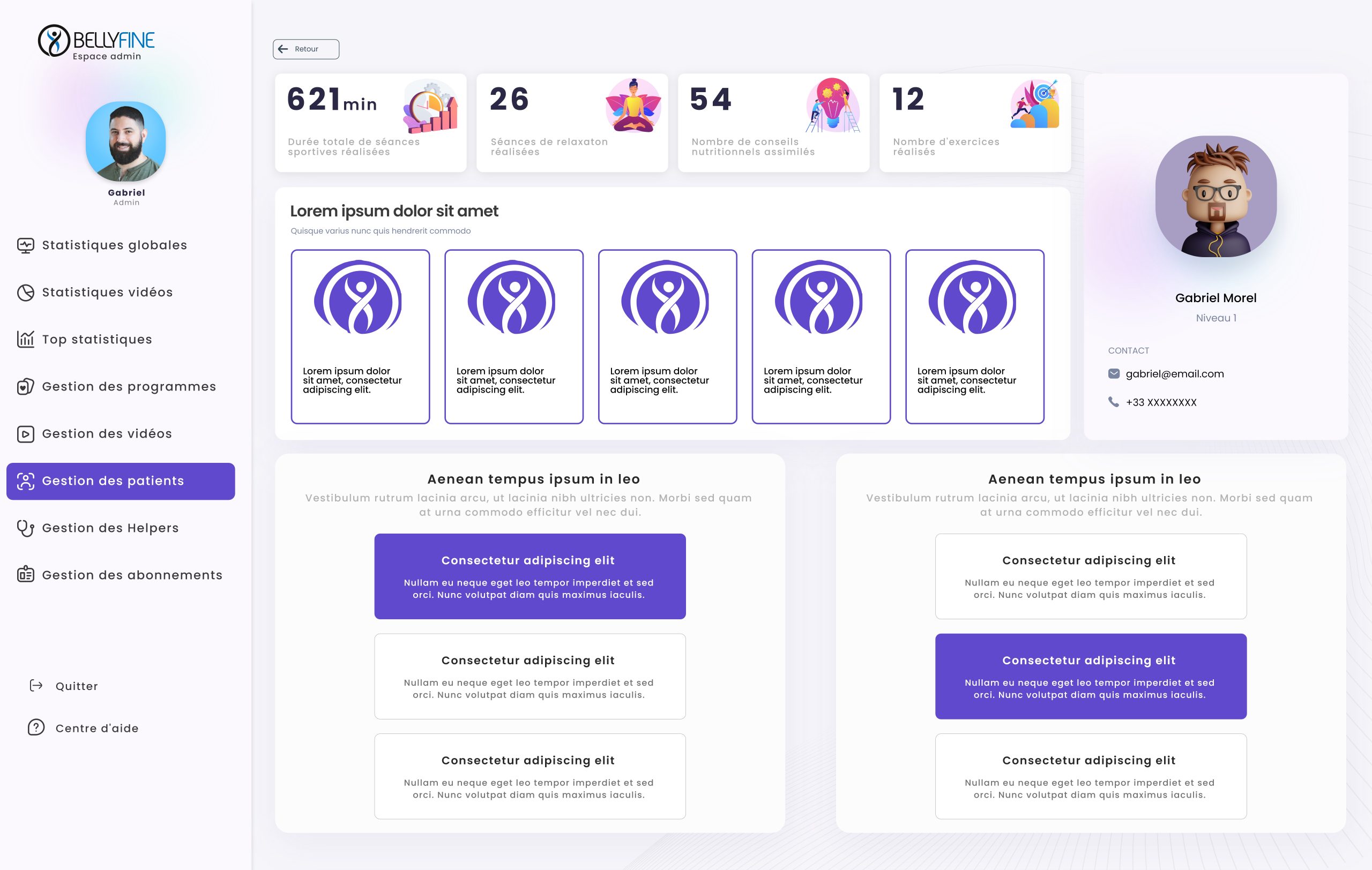 Gestion des patients – 2