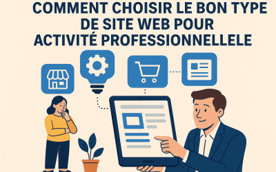 Comment choisir le bon type de site web pour votre activité professionnelle