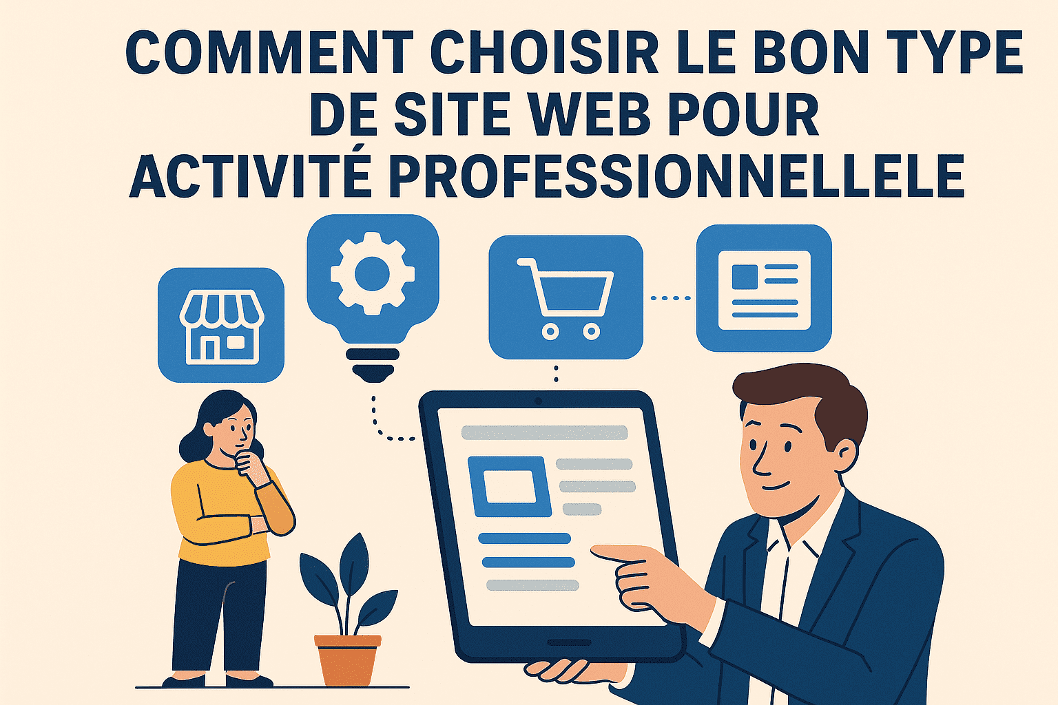 bon type site web pro