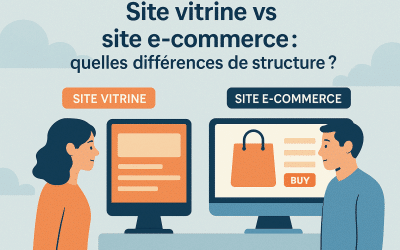 Site vitrine vs site e-commerce : quelles différences de structure ?