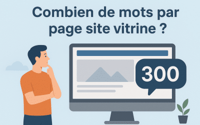Combien de mots par page site vitrine ?