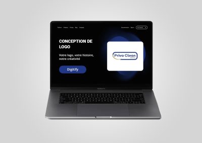 Conception logo pour le site Priva Clean
