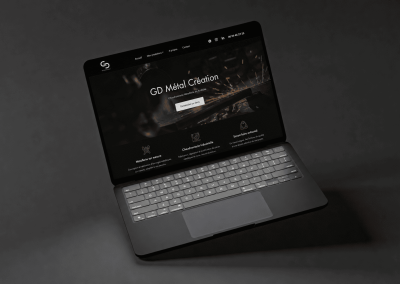 Développement d&rsquo;un site vitrine : GD Métal Création