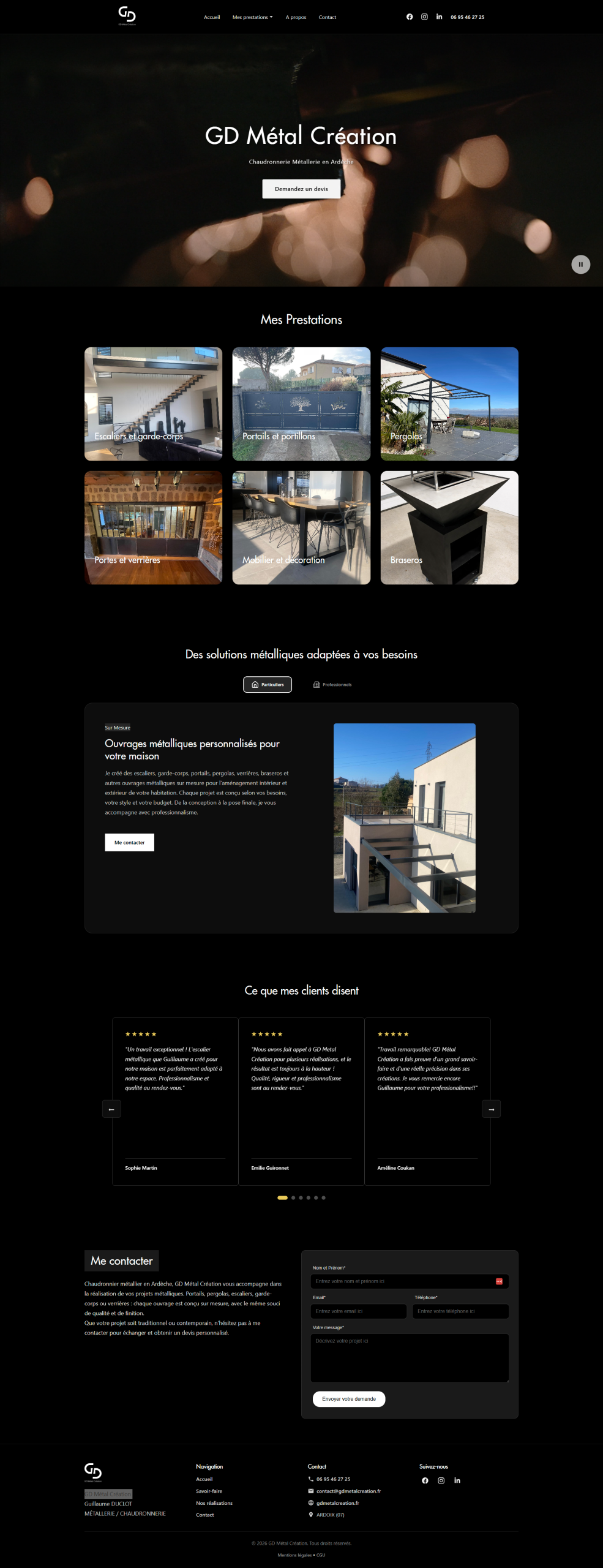 Developpement site E-Commerce